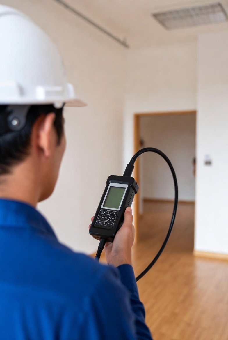 Moisture-prone zones (bathroom, basement, HVAC area)