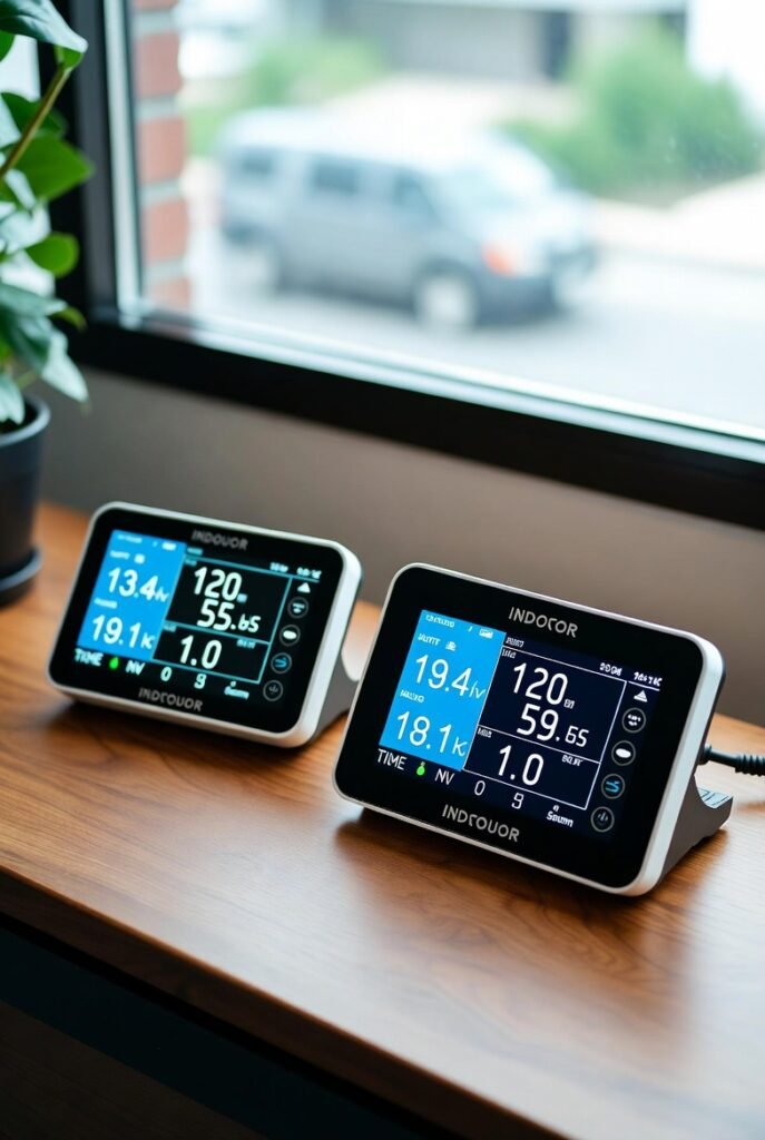 Professional Indoor Air Quality Monitors: When They’re Useful and When They’re Not Timeline diagram: assessment → testing → monitoring