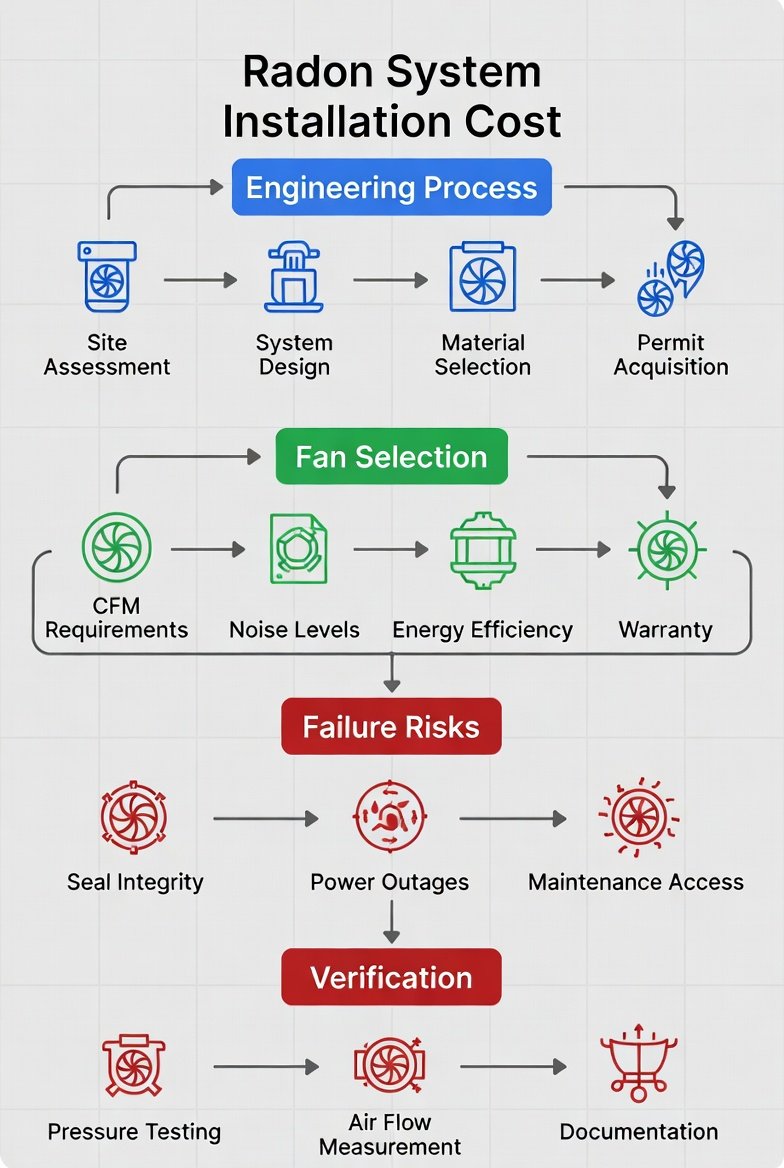 Engineering Process, Fan Selection, Failure Risks & Verification