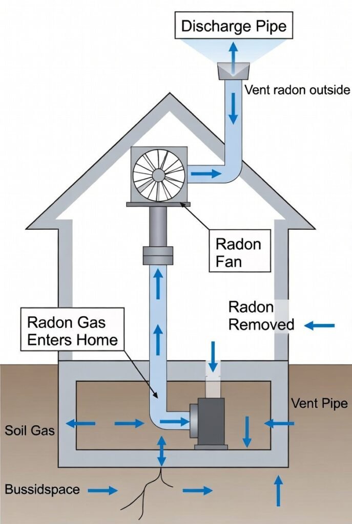 Active Radon Mitigation System: How It Works, When It’s Required, Performance Benchmarks & Cost Differences active mitigation