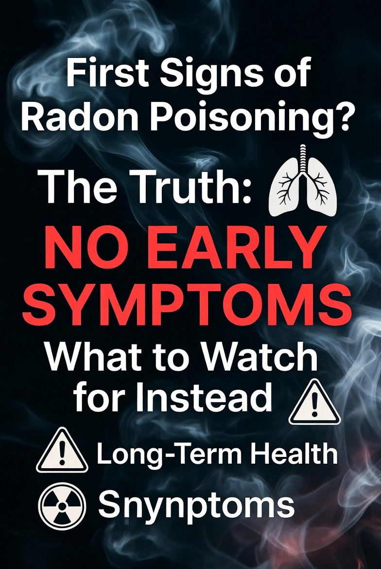 signs of radon poisning