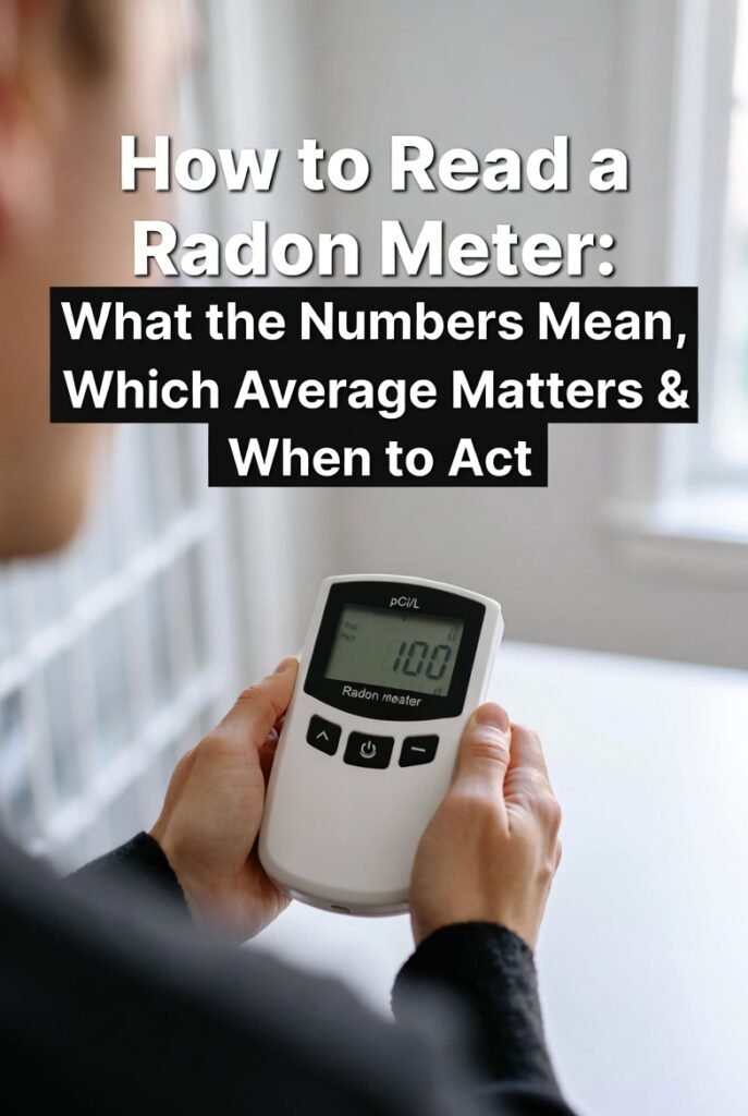 How to Read a Radon Meter: